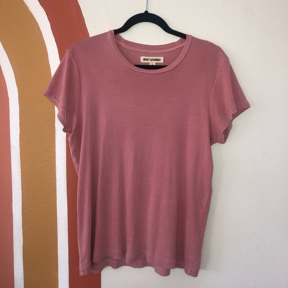 Madewell Pink Shirt Size Large